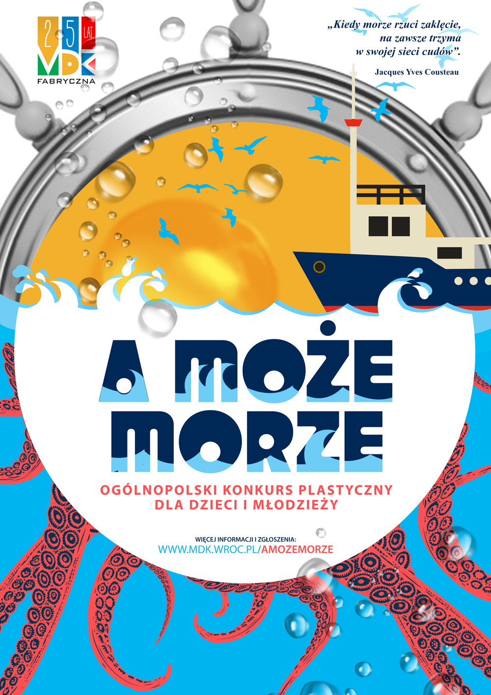 ZMIANA TERMINU! OGÓLNOPOLSKI KONKURS PLASTYCZNY "A MOŻE MORZE"